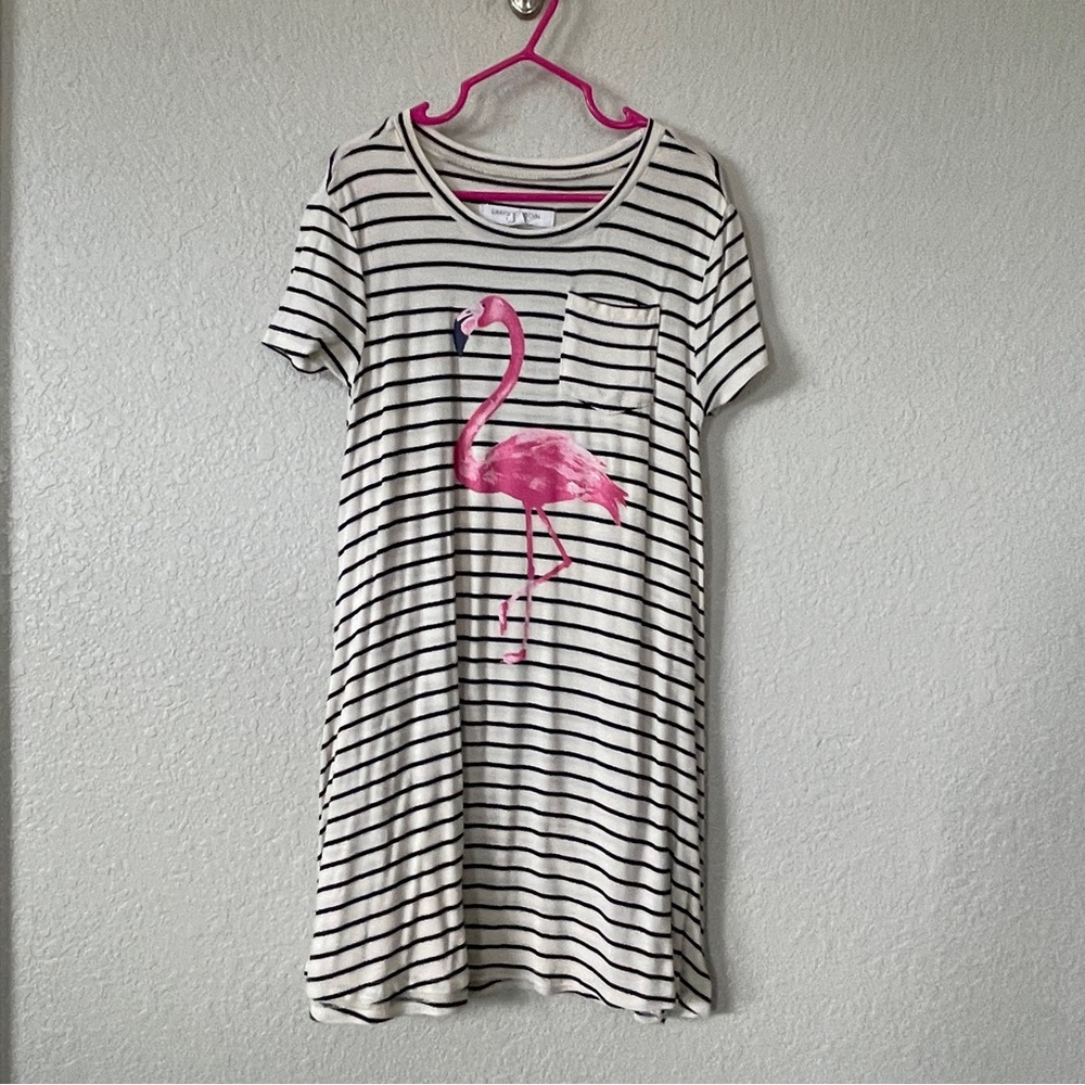 Girls Grayson Social Flamingo Dress size small